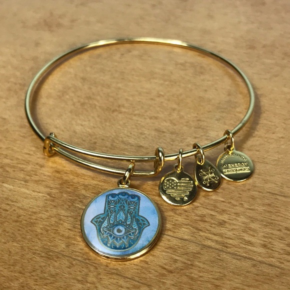 Alex and Ani Jewelry - Alex & Ani 🌺 Hand of Fatima Charm Bracelet Bangle